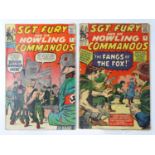 SGT. FURY AND HIS HOWLING COMMANDOS #2 & 6 (2 in Lot) - (1963/64 - MARVEL - UK Price Variant)