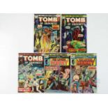 TOMB OF DARKNESS & SUPERNATURAL THRILLERS: LIVING MUMMY LOT (5 in Lot) - (MARVEL - UK Price Variant)