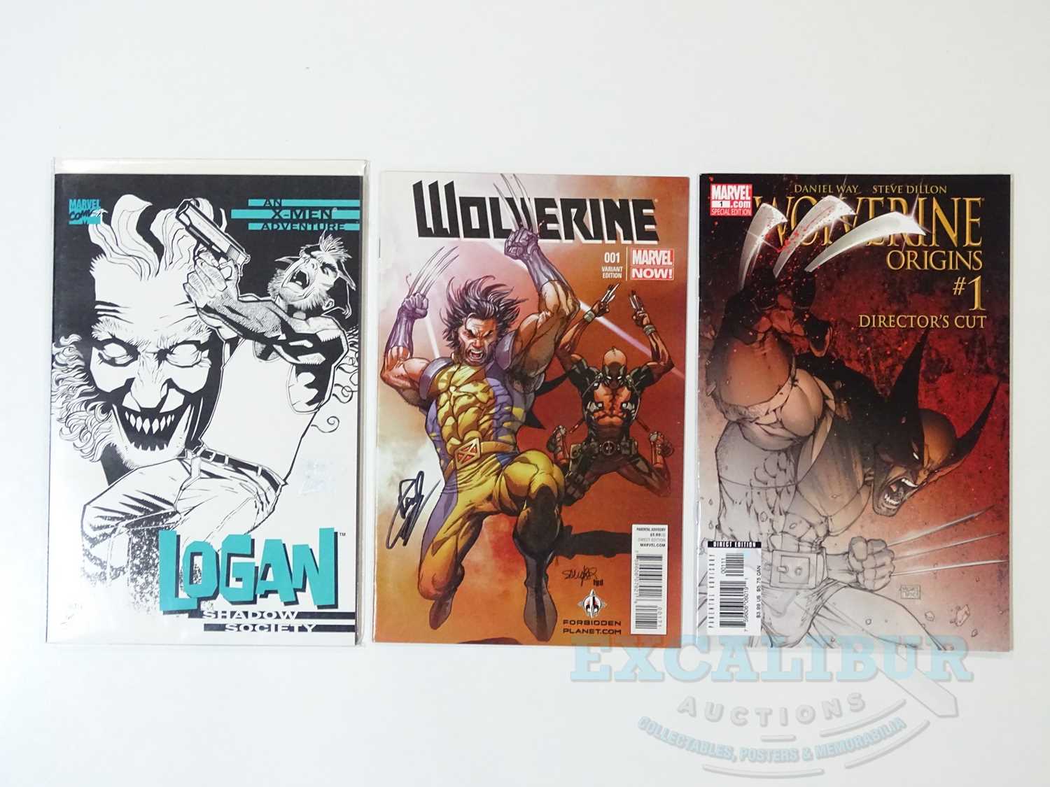 WOLVERINE/LOGAN LOT (3 in Lot) - (MARVEL) - Includes LOGAN: SHADOW SOCIETY (1996) - Signed by