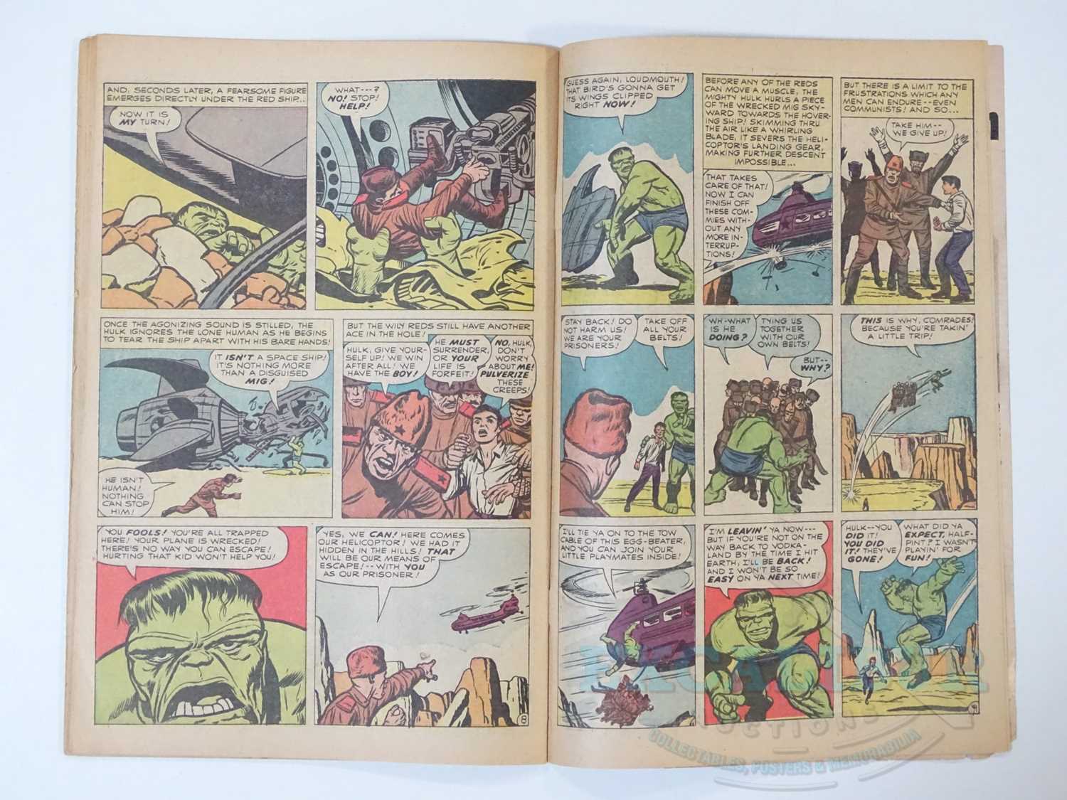 INCREDIBLE HULK #4 (1962 - MARVEL) - Origin retold - Jack Kirby cover & interior art - Flat/Unfolded - Bild 23 aus 33