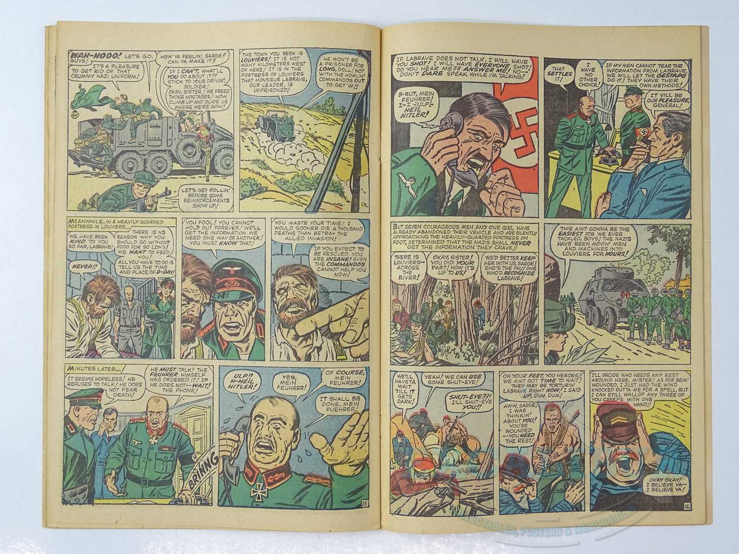 SGT. FURY AND HIS HOWLING COMMANDOS #1 - (1963 - MARVEL) First appearances of Sgt. Nick Fury and his - Bild 18 aus 31