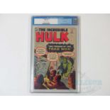 INCREDIBLE HULK #2 (1963 - MARVEL) - GRADED 5.5 (FN-) by CGC - First appearance of Green Hulk &