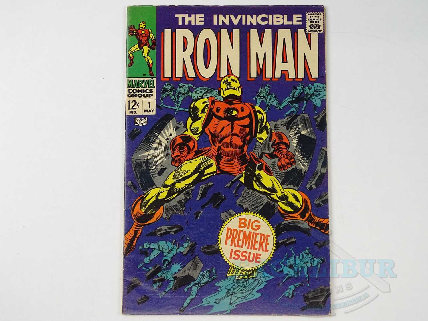 IRON MAN #1 (1968 - MARVEL) - Origin of Iron Man retold - Gene Colan, Johnny Craig cover &