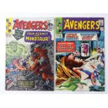 AVENGERS #17 & 18 (2 in Lot) - (1965 - MARVEL - US Price & UK Cover Price) Includes Captain America,