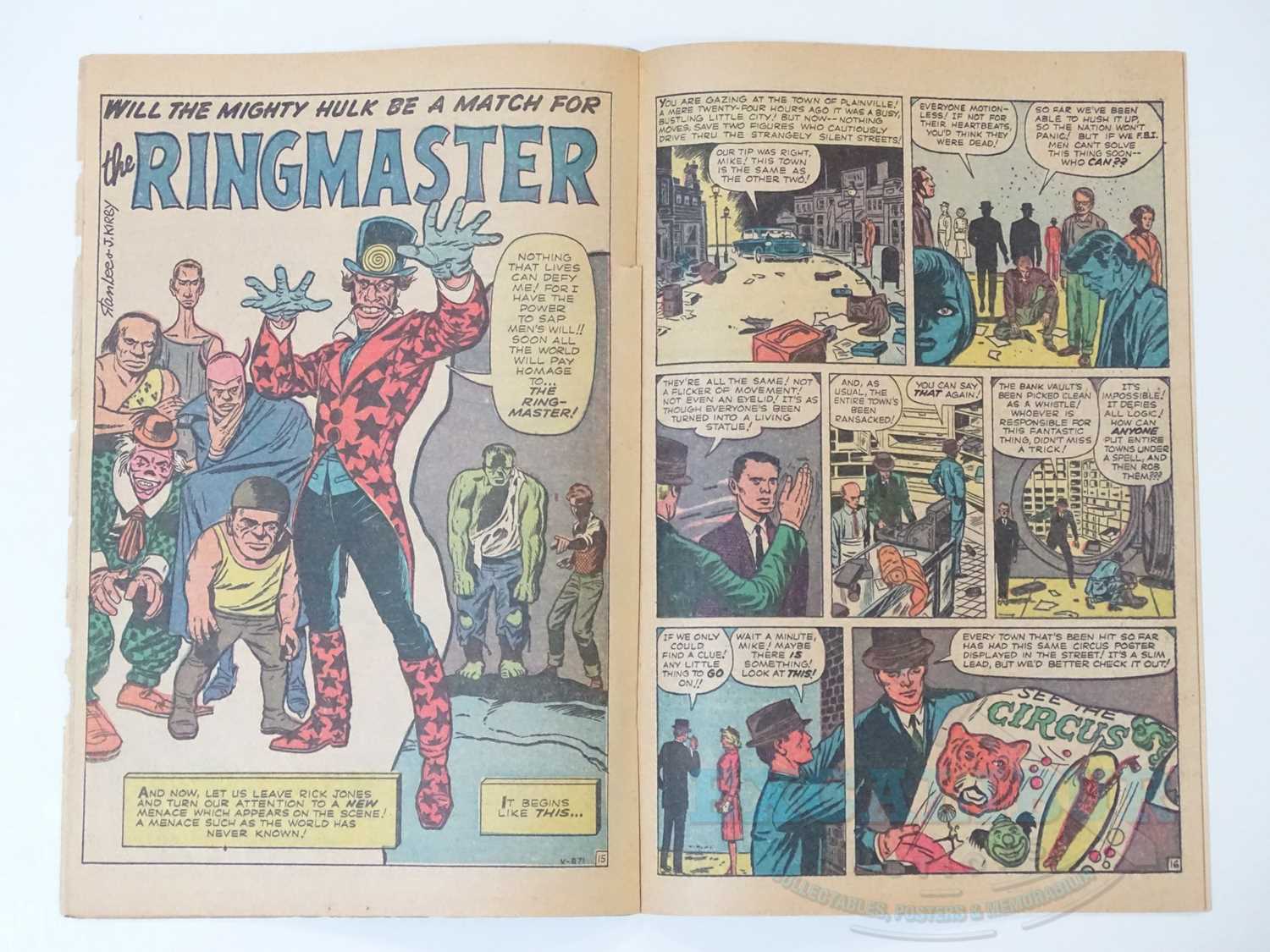 INCREDIBLE HULK #3 (1962 - MARVEL) - Third appearance of the Hulk + First appearance Ringmaster - Bild 17 aus 32