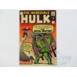 INCREDIBLE HULK #6 (1963 - MARVEL - UK Price Variant) - Last issue of the original series + First