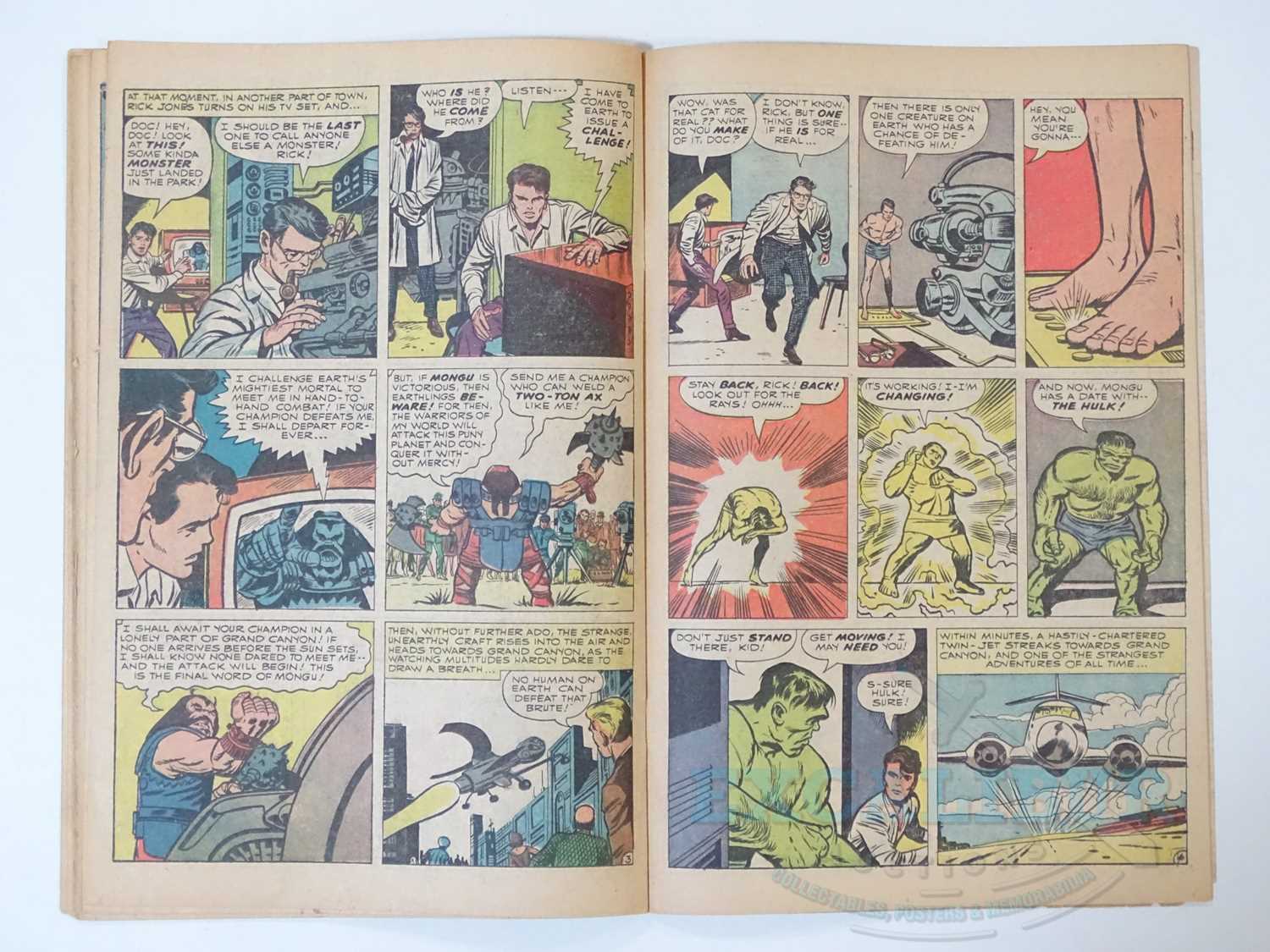 INCREDIBLE HULK #4 (1962 - MARVEL) - Origin retold - Jack Kirby cover & interior art - Flat/Unfolded - Bild 19 aus 33