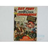 SGT. FURY AND HIS HOWLING COMMANDOS #1 - SIGNED BY STAN LEE - (1963 - MARVEL) SIGNED BY STAN