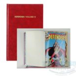 DEFENDERS LOT - (1983/84) - A bound edition 'DEFENDERS 11' containing the following original