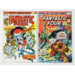 FANTASTIC FOUR #158 & 160 (2 in Lot) - (1975 - MARVEL - US Price & UK Price Variant) Includes