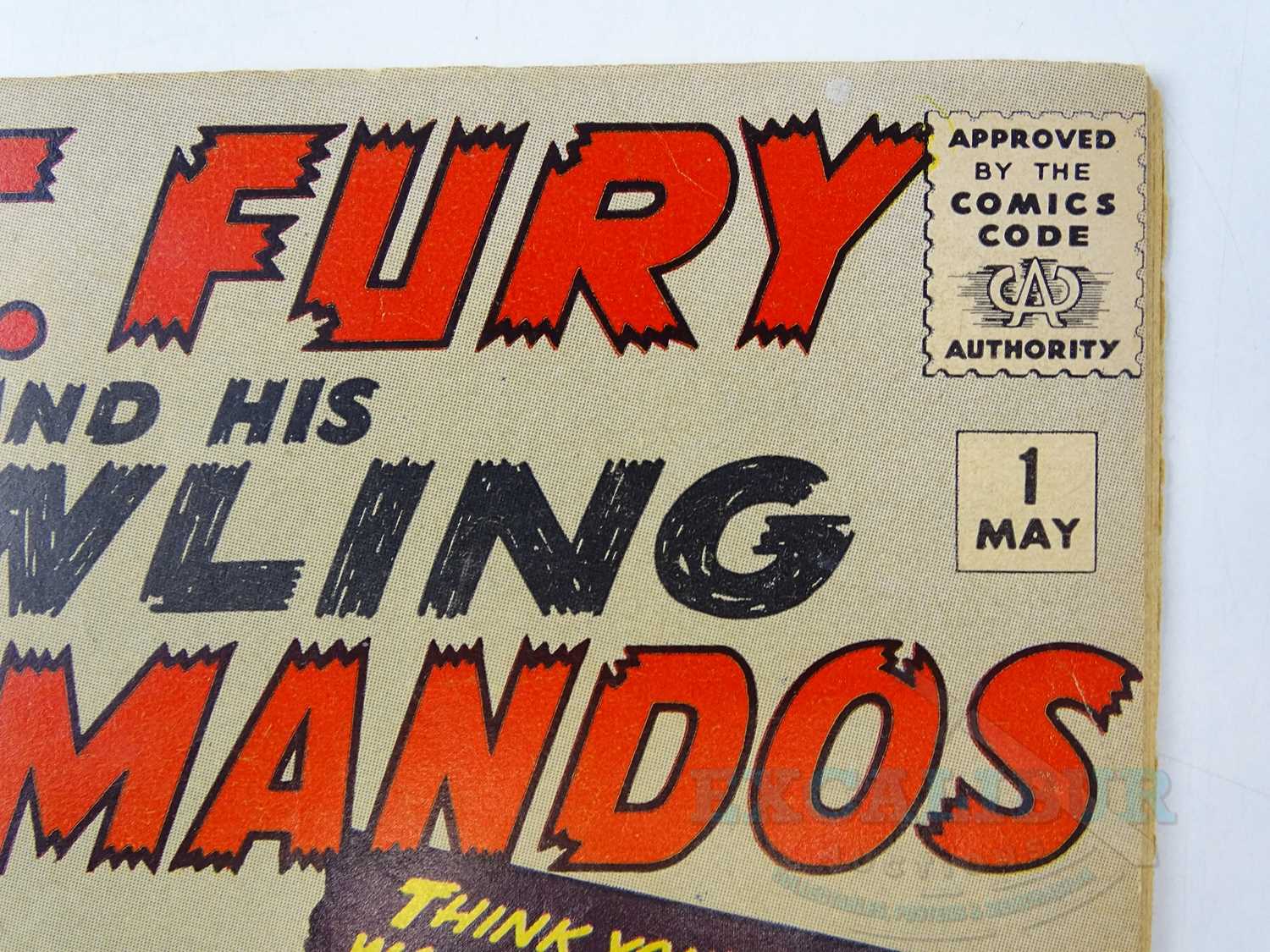 SGT. FURY AND HIS HOWLING COMMANDOS #1 - (1963 - MARVEL) First appearances of Sgt. Nick Fury and his - Bild 3 aus 31