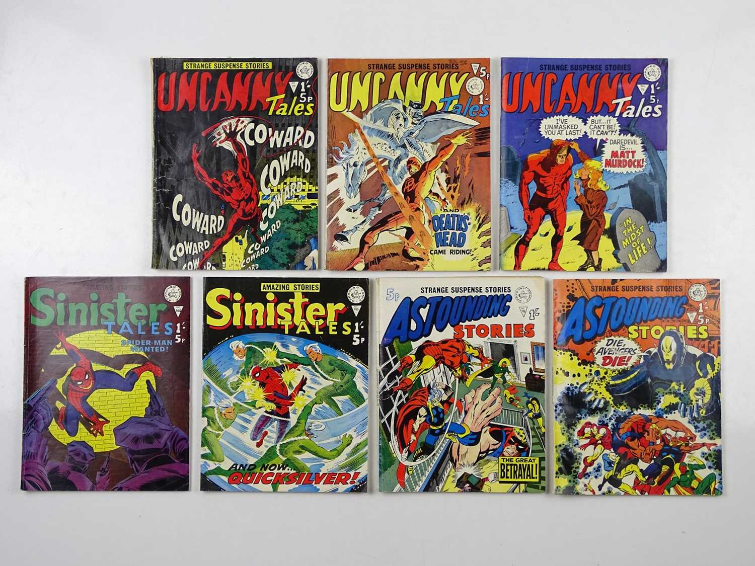 BRITISH COMICS & MAGAZINE LOT (55 in Lot) Includes TARZAN OF THE APES #15 + AMAZING STORIES OF - Image 5 of 10