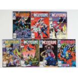 WOLVERINE #1, 2, 3, 4, 5, 6, 7 - (7 in Lot) - (1988/89 - MARVEL) - Includes First appearance of