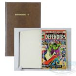 DEFENDERS LOT - (1974/75) - A bound edition 'DEFENDERS 4' containing the following original issues -