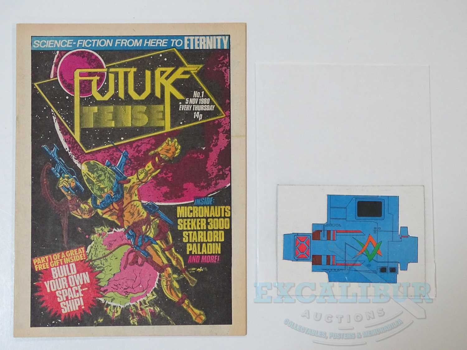 FUTURE TENSE #1 (1980 - BRITISH MARVEL) - MICRONAUTS, SEEKER 3000, STARLORD, PALADIN stories +