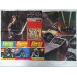 STAR WARS - A group of Star Wars related memorabilia comprising issues 2 and 3 of Star Wars fold out