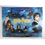 HARRY POTTER AND THE PHILOSOPHER'S STONE (2001) - A single sided UK quad and mini poster - rolled (2
