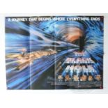 WALT DISNEY : THE BLACK HOLE (1979) - A UK quad film poster for Disney's Star Wars inspired live