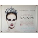 BLACK SWAN (2010) - A UK quad film poster - white style - rolled (1 in lot)