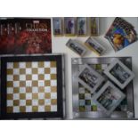 MARVEL - A limited edition Chess Set comprising game board, character game pieces to include Captain