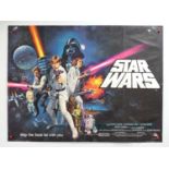 STAR WARS : A NEW HOPE (EPISODE IV) (1977) - A UK quad film poster - Style C 'Non-Awards'