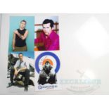 A group of signed photographs of male actors to include JOHN BARROWMAN, PHIL DANIELS, EDWARD FOX,