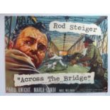 ACROSS THE BRIDGE (1957) - A UK quad film poster - folded (1 in lot)