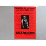 SCANNERS (1981) - A double crown film poster - folded (1 in lot)