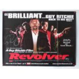 REVOLVER (2005) - A UK quad film poster - signed by Jason Statham, Guy Ritchie and Vincent Pastore -