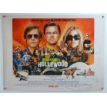 ONCE UPON A TIME IN HOLLYWOOD - An art style teaser UK quad film poster - artwork by Steven