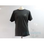 A group of three crew clothing items comprising MEN IN BLACK (1997) black short sleeved 'Neuralyze