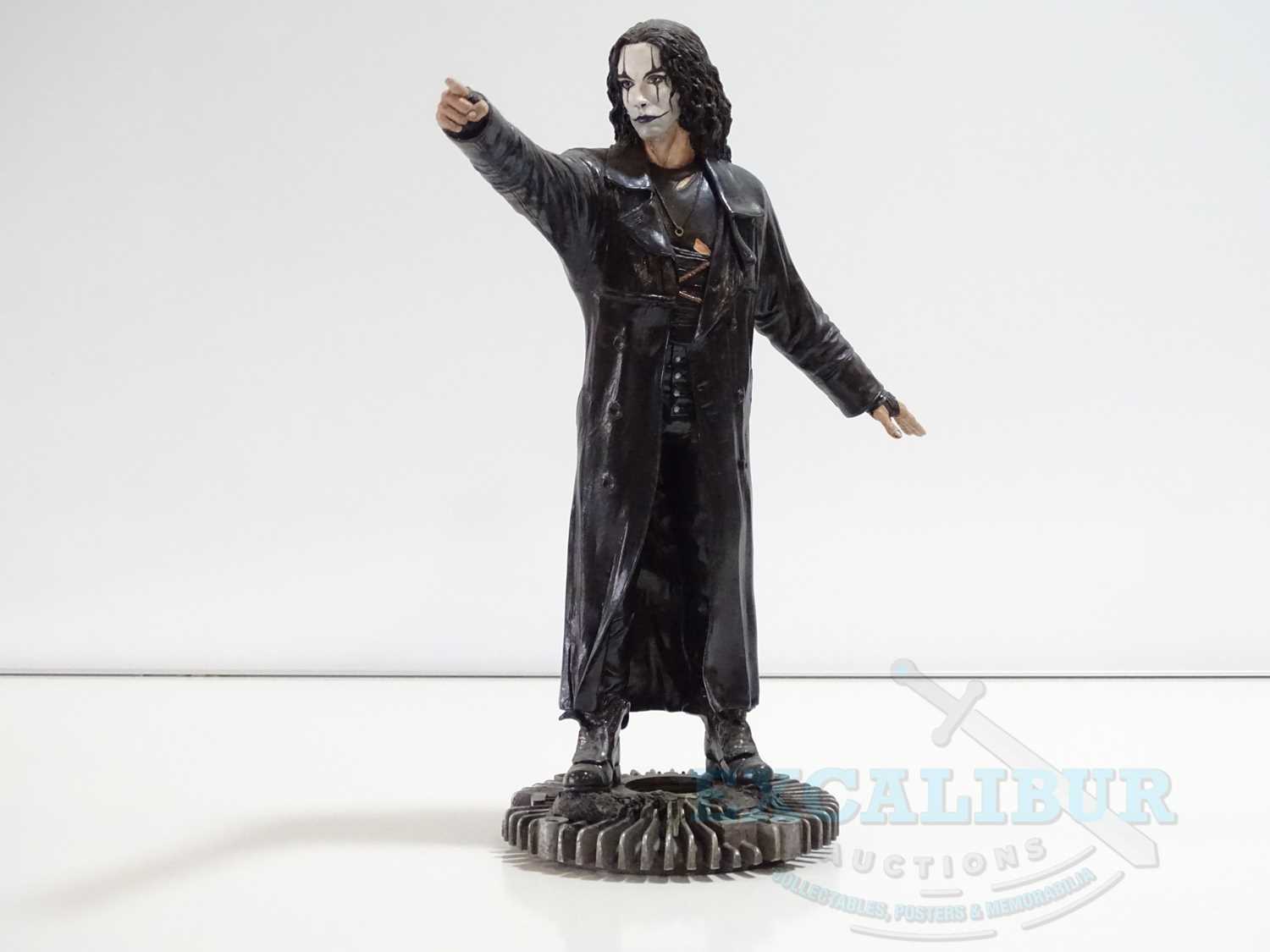 THE CROW (1994) - A unique handmade resin and metal sculpture of Brandon Lee as Eric Draven made