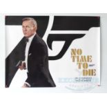JAMES BOND: NO TIME TO DIE (2021) - A UK quad film poster for the November release date - rolled (