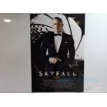 JAMES BOND : SKYFALL (2012) - A pair of movie posters comprising 'October' standing style teaser one