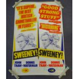 A large group of double quad and bus stop posters to include SWEENEY (1976), THE SQUEEZE (1977),