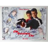 JAMES BOND : DIE ANOTHER DAY (2002) - A pair of UK quad movie posters comprising advance and main