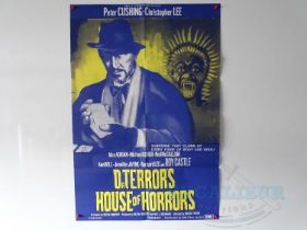 DR TERROR'S HOUSE OF HORRORS (1970s release) - A folded UK one sheet for the Amicus Productions