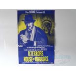 DR TERROR'S HOUSE OF HORRORS (1970s release) - A folded UK one sheet for the Amicus Productions