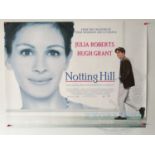 A group of UK quad film posters comprising NOTTING HILL (1999) ; THE FULL MONTY (1997) ; PRISCILLA