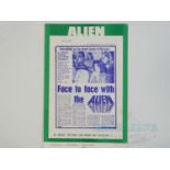 ALIEN (1979) - An original UK Cinema Exhibitor's Seat Selling Guide - depicts the full Marler