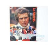 LE MANS (1971) - Gulf Oil promotional poster - 18" x 23" - rolled (1 in lot)