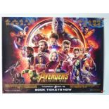 AVENGERS: INFINITY WAR (2018) - A pair of UK quad film posters - 1 x advance and 1 x main