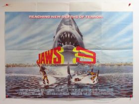 JAWS 3 (1983) - A UK quad film poster - folded (1 in lot)