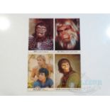 PLANET OF THE APES (1974 TV SERIES) - A set of 4 TV character promotional colour cards - URKO; DR.