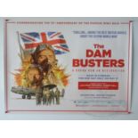 THE DAM BUSTERS (2018 release) - UK quad film poster - 75th anniversary - Unique British design