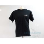 A pair of crew clothing items comprising X-MEN : FIRST CLASS (2011) black short sleeved 'Xavier's