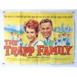 THE TRAPP FAMILY (1956) - A UK quad film poster - folded (1 in lot)