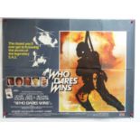 WHO DARES WINS (1982) - A UK quad film poster - slight condition issues - folded (1 in lot)