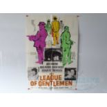 A pair of British one sheets comprising THE LEAGUE OF GENTLEMEN (1960) and CAT AND MOUSE (1958) -