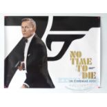 JAMES BOND: NO TIME TO DIE (2021) - A UK quad film poster reading 'In Cinemas 2021' - rolled (1 in